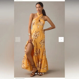 Hutch Floral Halter Maxi Dress